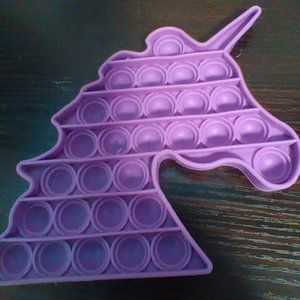 Purple unicorn pop it